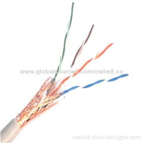 Shielded Twisted Pair Cable with Pure Copper Conductor